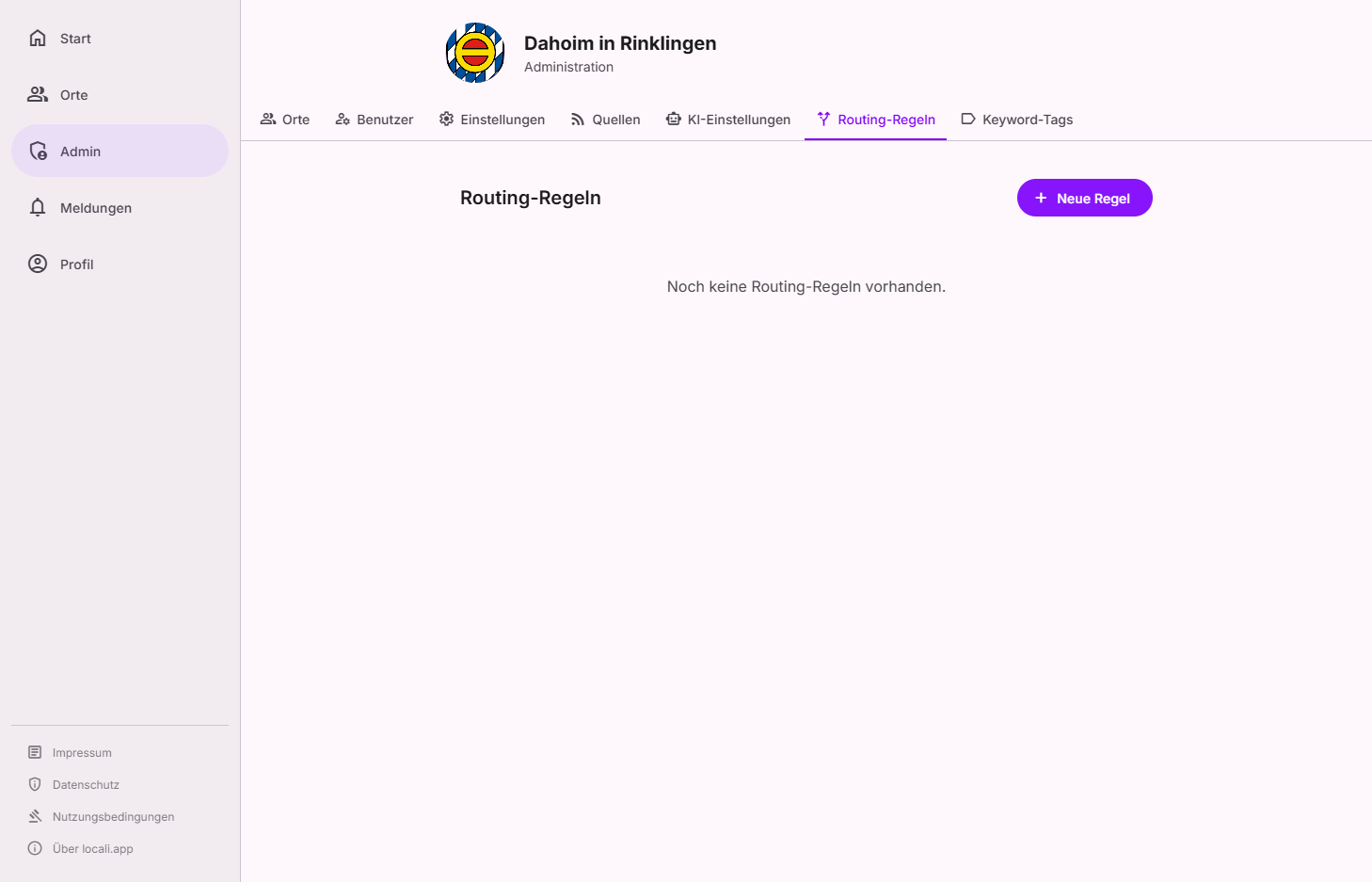 Routing rules overview